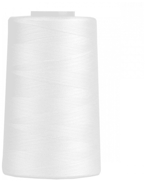 Нитки Sewing Thread 40/2 5000 ярд. цвет - белый 100% п/э в Калаче